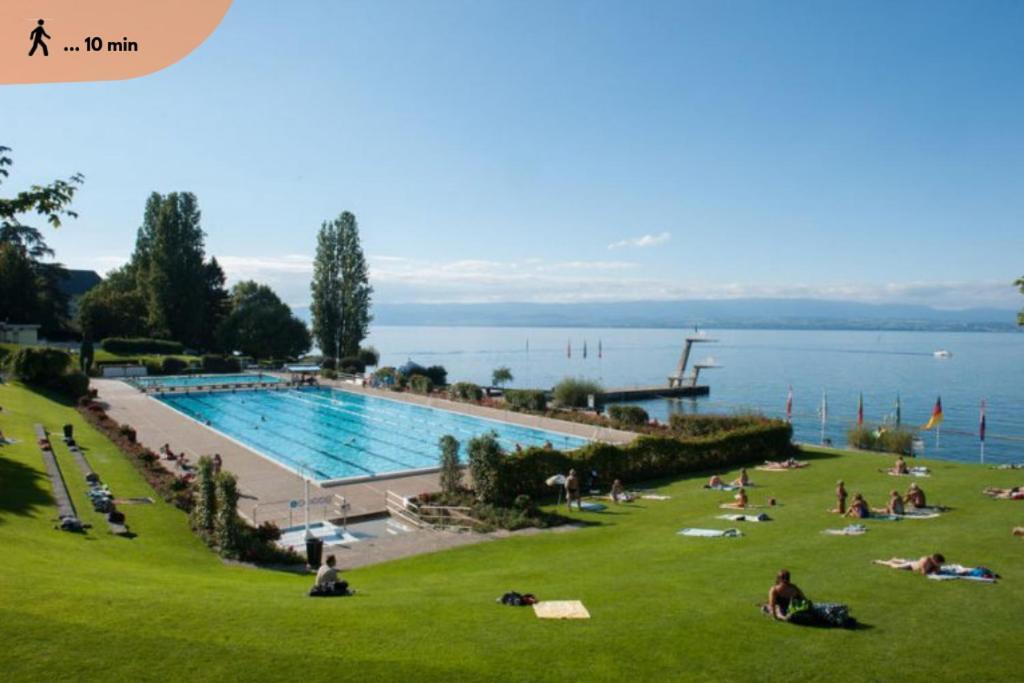 Le Baron Appartement Évian-les-Bains Buitenkant foto
